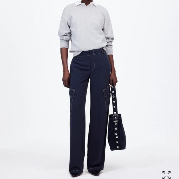 Madewell Pull-On Utility Pants • NWT• Sz 10 NT840 - Picture 1 of 8
